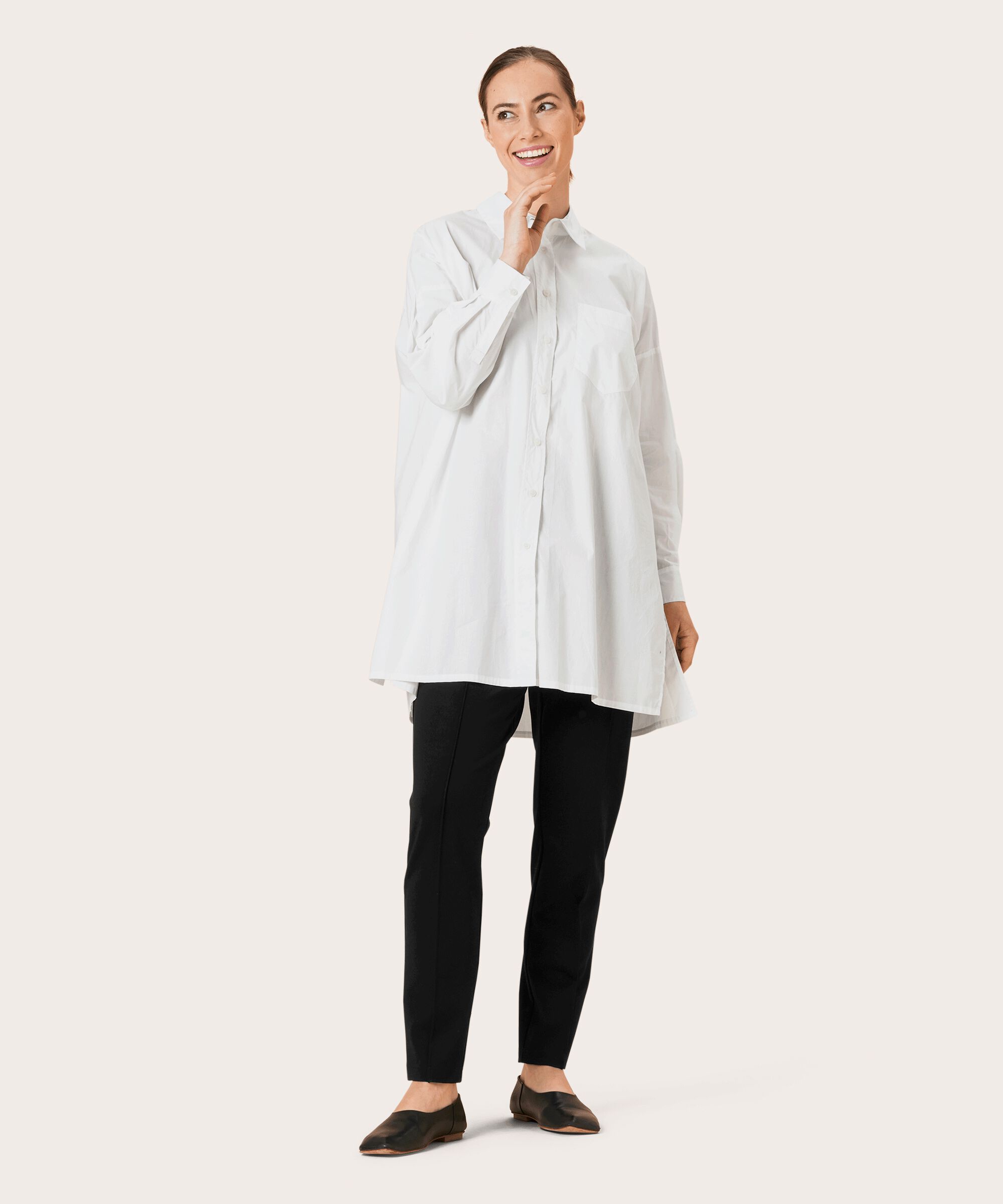 PAQUITA JERSEY BYXOR, Black