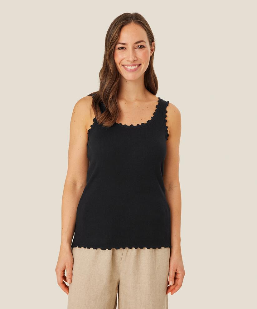 Erina JERSEY Topp, Black